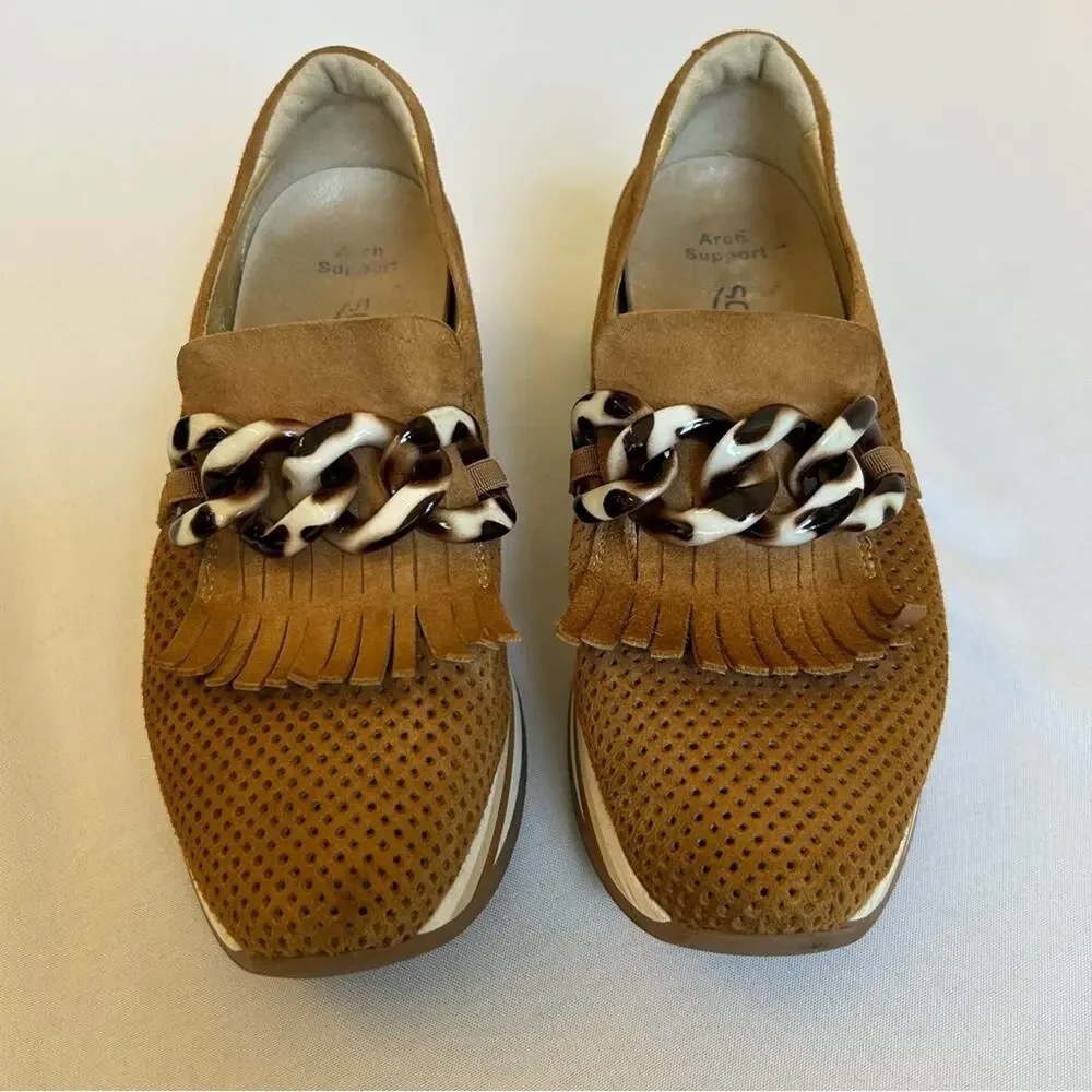 Softwaves Cadie Slip-On Platform Sneaker Cognac Size 36.5